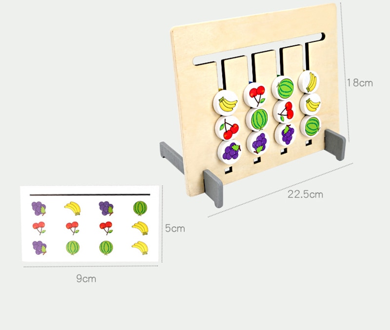 Educational Colors and Fruits Board Game