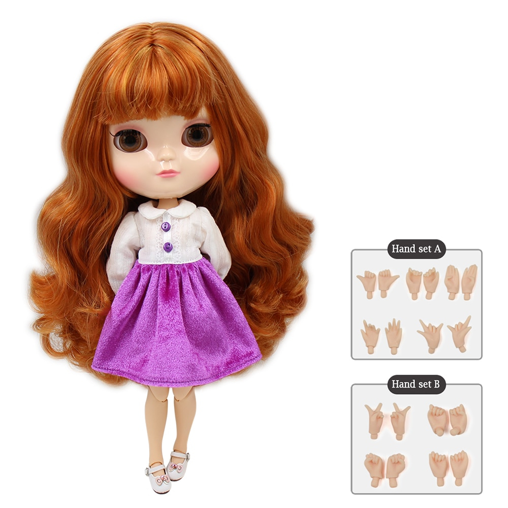 Colorful Hair Plastic Blyth Dolls with Joint Body for Kids